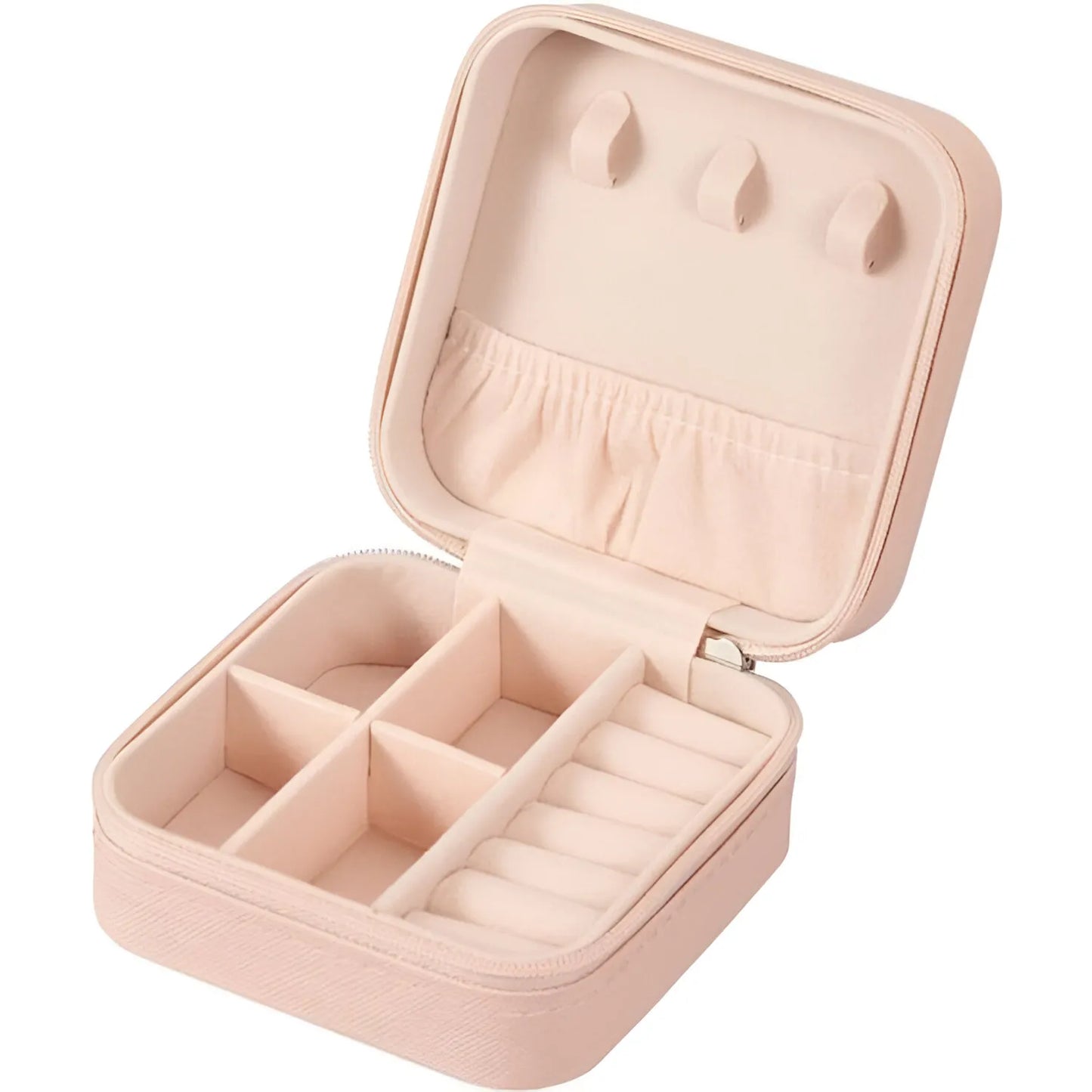 Premium Mini Travel Jewelry Storage Box Organizer